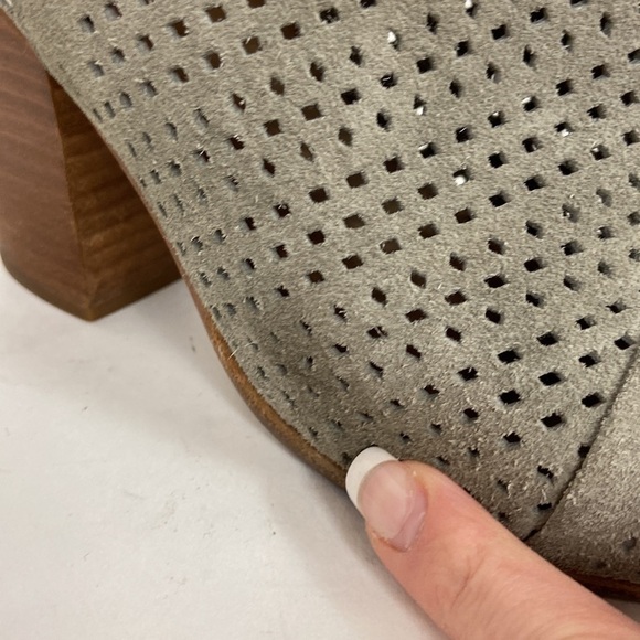 Rag and Bone Margot Boot Perforated Leather Suede Dual Side Zipper Ankle Booties - Picture 12 of 16